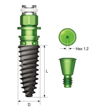 IMPLANT OSSTEM TS IV SA R 4.5mmDx10mmL  BTS4S4510S