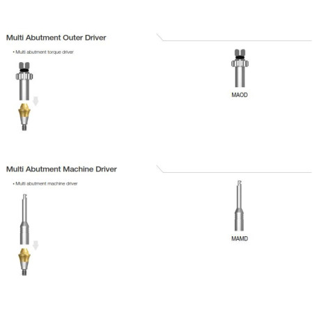 CHEIE MULTI UNIT PT BONT DREPT HEX D3.3 mm PROTETIC KIT  MAOD