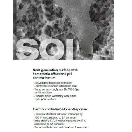 IMPLANT SOI OSSTEM TSIII R 5.0mmDx 8.5mmL BTS3S5008A