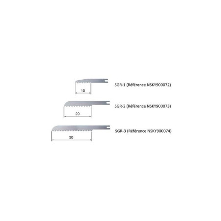 Lame chirurgie pentru piesa SGR-2 Nsk(20mm 10buc)