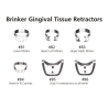 CLEME RETRACTOARE PENTRU DIGA-BRINKER B5