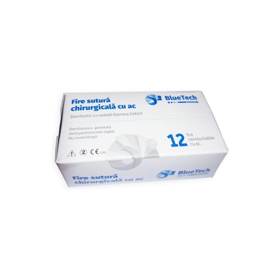 ACE SUTURA  MATASE 5.0 ROTUND (1/2) 22mm – BLUETECH