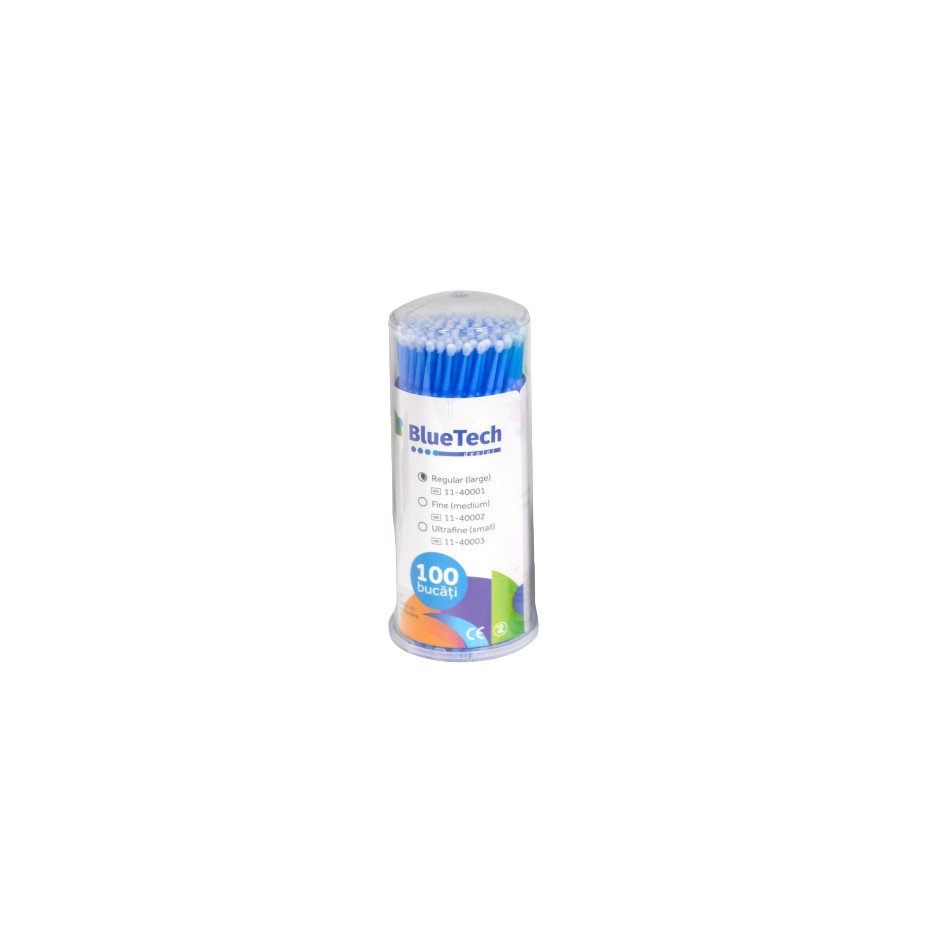 APLICATOARE BLUETECH REGULAR x 100 buc APLICATOARE BLUETECH REGULAR x 100 buc