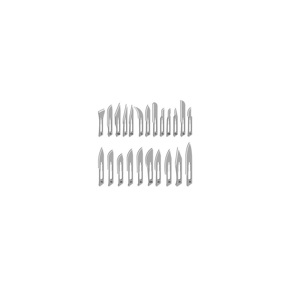 PACHET PROMO 100 x  LAME BISTURIU BLUETECH NR 12