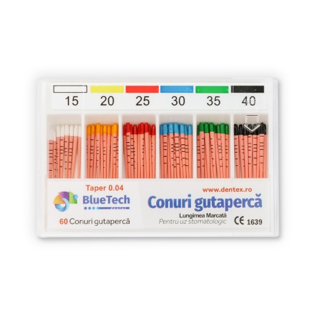 CONURI GUTAPERCA 15  BLUETECH - 0.4 CONURI GUTAPERCA 15  BLUETECH - 0.4