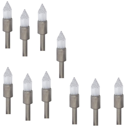 PACHET PERIE PROFILAXIE REGULAR CONICA - CLEAR X10buc