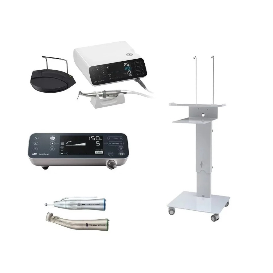 Pachet Fiziodispenser Nsk Surgic Pro 2 Optic + Variosurg 4 Led non-FT + iCart Duo