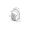 DOZATOR DEZINFECTANT LICHID CU SENZOR LIMPIO DD110 PLASTIC
