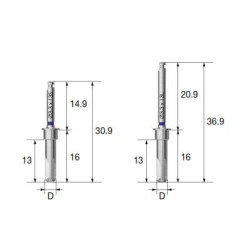 FREZA TRUSA D2.8X13 CAS KIT