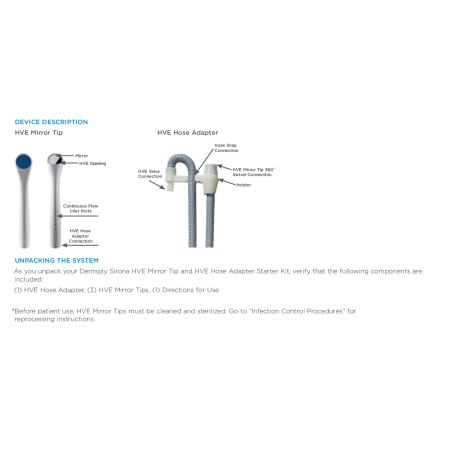 ASPIRATOARE PUREVAC CU OGLINDA - ADAPTOR - 1buc