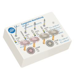 SET FREZE SI GUME IN SPIRALA PENTRU FINISARE  GLAZURARE COMPOZIT