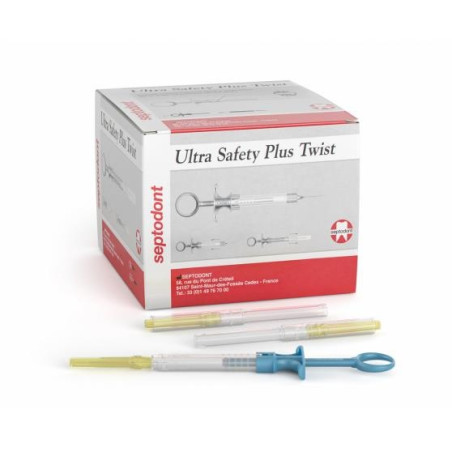 ULTRA SAFETY PLUS TWIST 03x16mm 100buc + 1buc seringa 1,8 ml