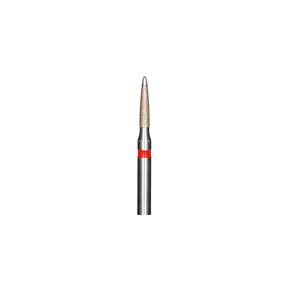 FREZA TURBINA FLACARA LUNGA VARF INACTIV DIAMANTATA ROSIE - 012