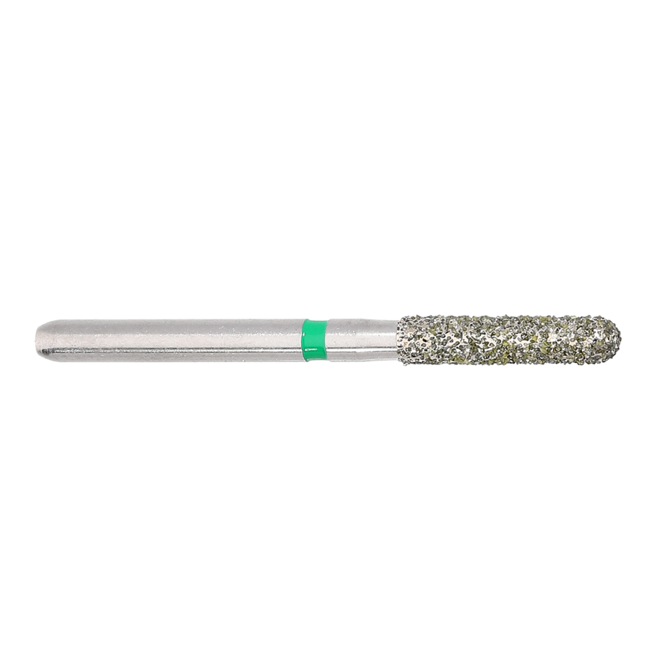 FREZA TURBINA CILINDRICA MEDIE VARF ROTUND DIAMANTATA VERDE