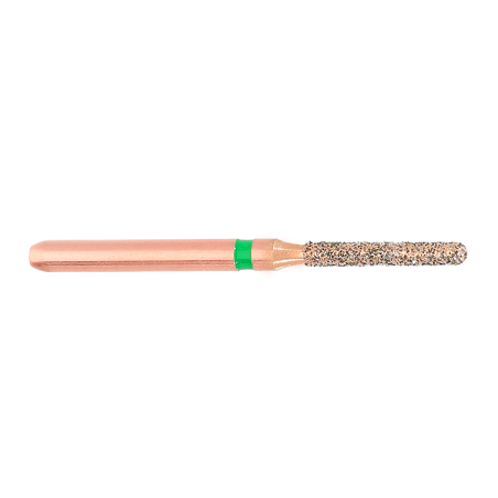 FREZA TURBINA CILINDRICA MEDIE VARF ROTUND DIAMANTATA VERDE