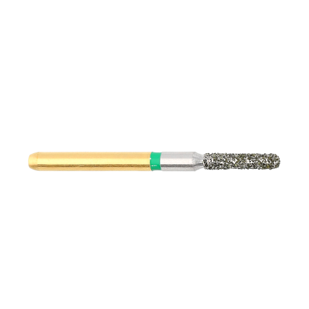 FREZA TURBINA CILINDRICA SCURTA VARF ROTUND S-DIAMANTATA VERDE - 014