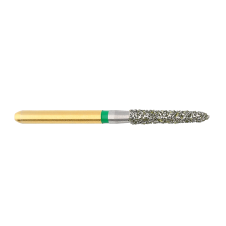 FREZA TURBINA CONICA LUNGA VARF ASCUTIT S-DIAMANTATA VERDE - 018