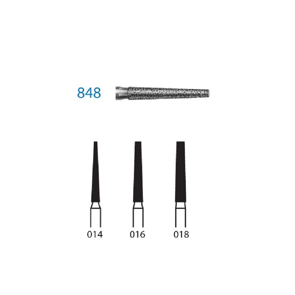 FREZA TURBINA CONICA X-LUNGA DIAMANTATA ALBASTRA