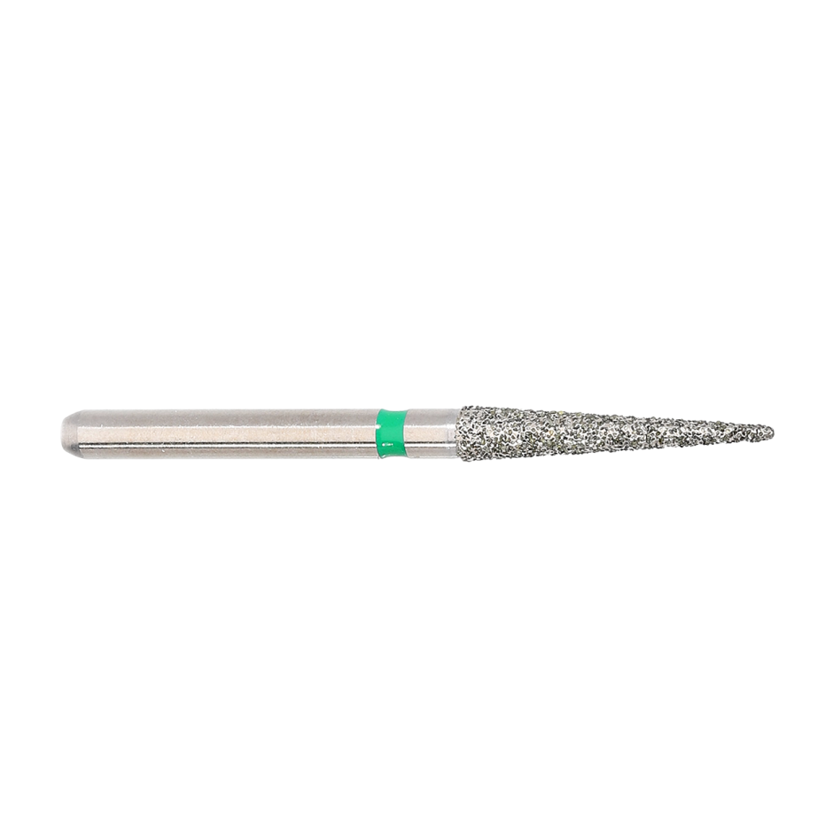 FREZA TURBINA EFILATA LUNGA DIAMANTATA VERDE
