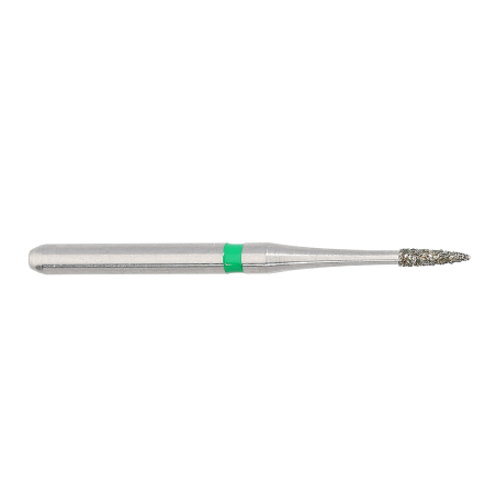 FREZA TURBINA MICRO PREP CONICA ASCUTITA LUNGA DIAMANTATA VERDE