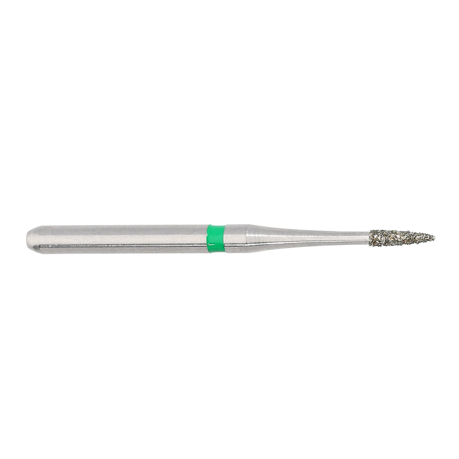 FREZA TURBINA MICRO PREP CONICA ASCUTITA LUNGA DIAMANTATA VERDE