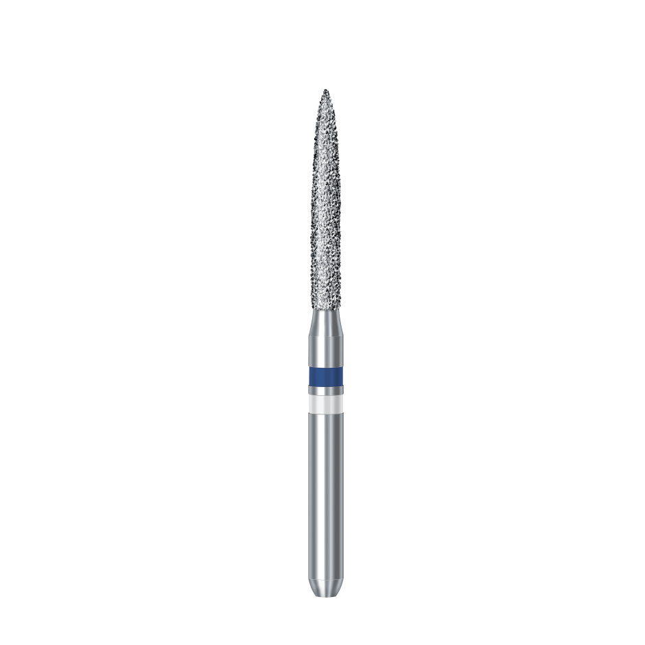 FREZA TURBINA ZIRCONIU BAIONETA LUNGA DIAMANTATA ALBASTRA - 014