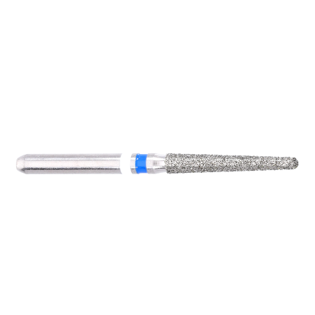 FREZA TURBINA ZIRCONIU CONICA VARF ROTUND DIAMANTATA ALBASTRA - 016