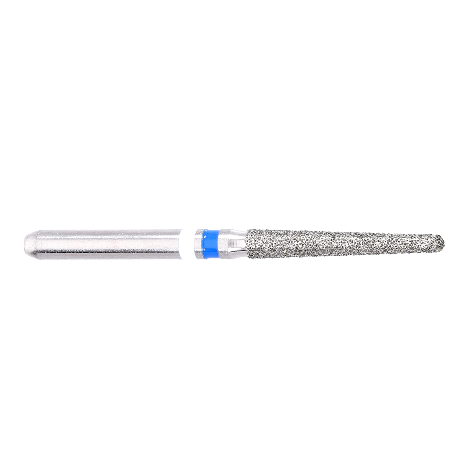 FREZA TURBINA ZIRCONIU CONICA VARF ROTUND DIAMANTATA ALBASTRA - 016