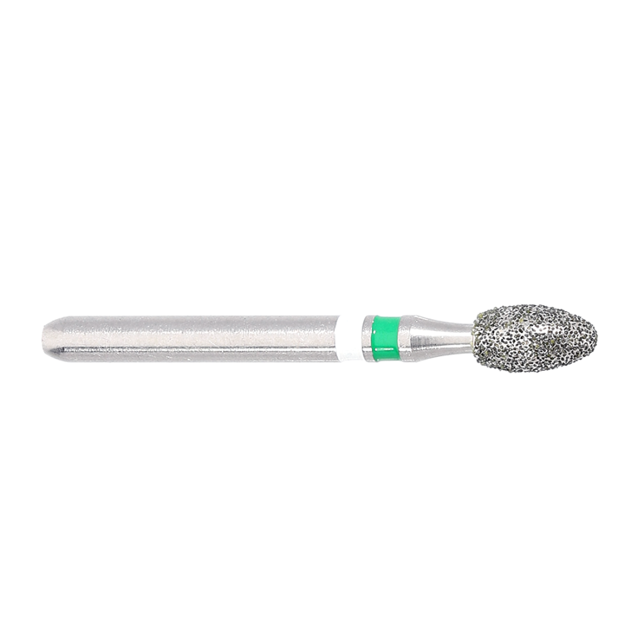 FREZA TURBINA ZIRCONIU MINGE RUGBY DIAMANTATA VERDE - 023