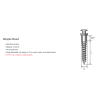 ORTO IMPLANT SH 1.4x6mm  OSSH1406