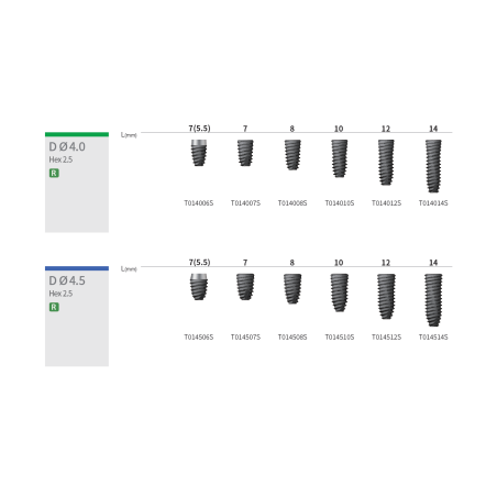 TOPLAN IMPLANT 7.0mmDx8.0mmL T017008S