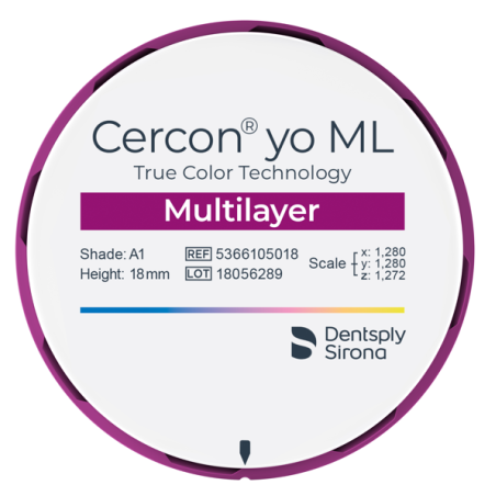 Cercon disk 98 YOML A2 14