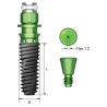 IMPLANT OSSTEM TS III SA R 5.0mmDx13mmL  BTS3S5013S
