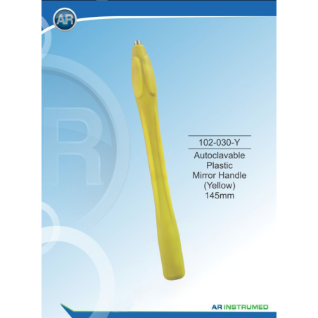 MANER OGLINDA PLASTIC GALBEN - 145mm