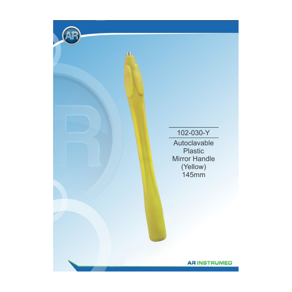 MANER OGLINDA PLASTIC GALBEN - 145mm