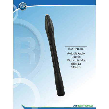 MANER OGLINDA PLASTIC NEGRU - 145mm