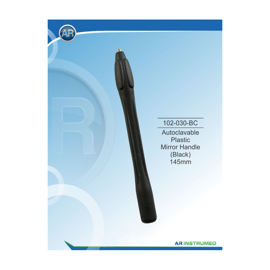 MANER OGLINDA PLASTIC NEGRU - 145mm