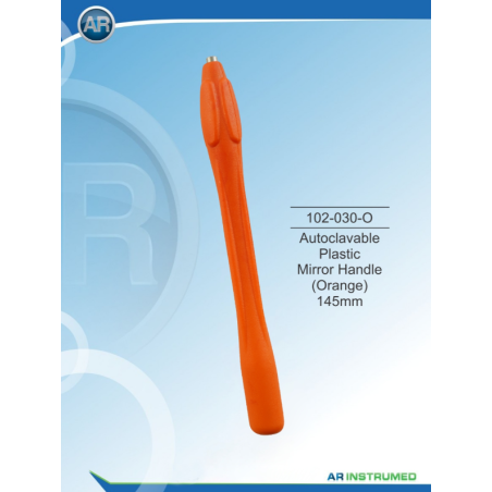 MANER OGLINDA PLASTIC PORTOCALIU - 145mm