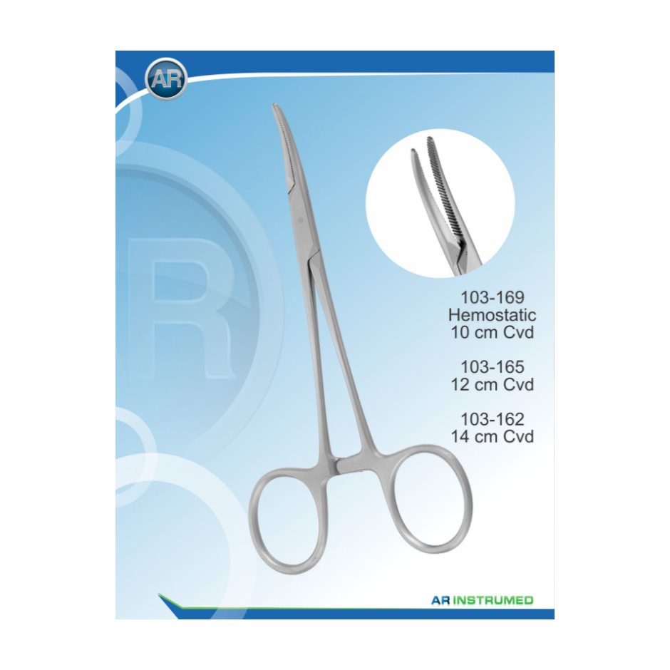 PENSA HEMOSTATICA CURBA 12cm