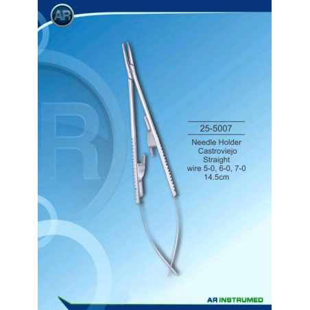 PORT AC CASTROVIEJO DREPT 14.5cm FIR 5-0, 6-0, 7-0