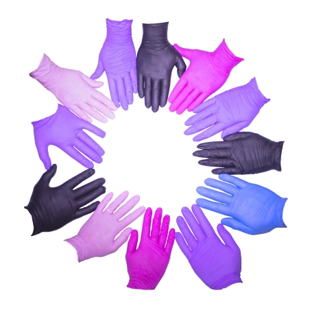 MANUSI NITRIL BLUETECH FUCSIA