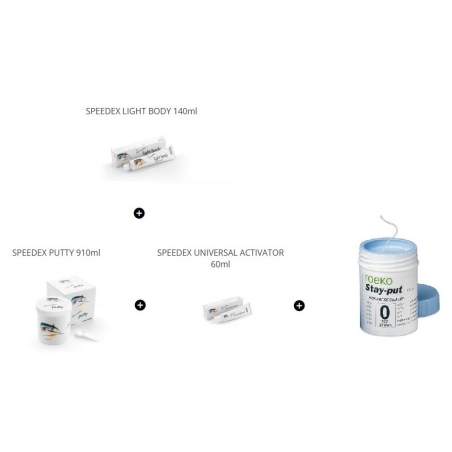 SPEEDEX PROMO KIT+STAY – PUT NON – IMPREGNATED 0 X-FINE 183 cm