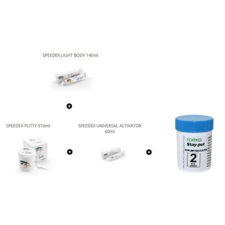 SPEEDEX PROMO KIT+STAY – PUT NON – IMPREGNATED 2 MEDIUM 183 cm