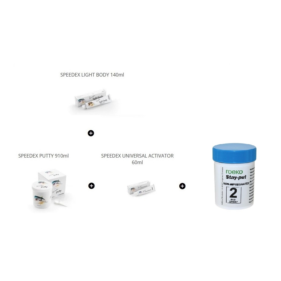 SPEEDEX PROMO KIT+STAY – PUT NON – IMPREGNATED 2 MEDIUM 183 cm