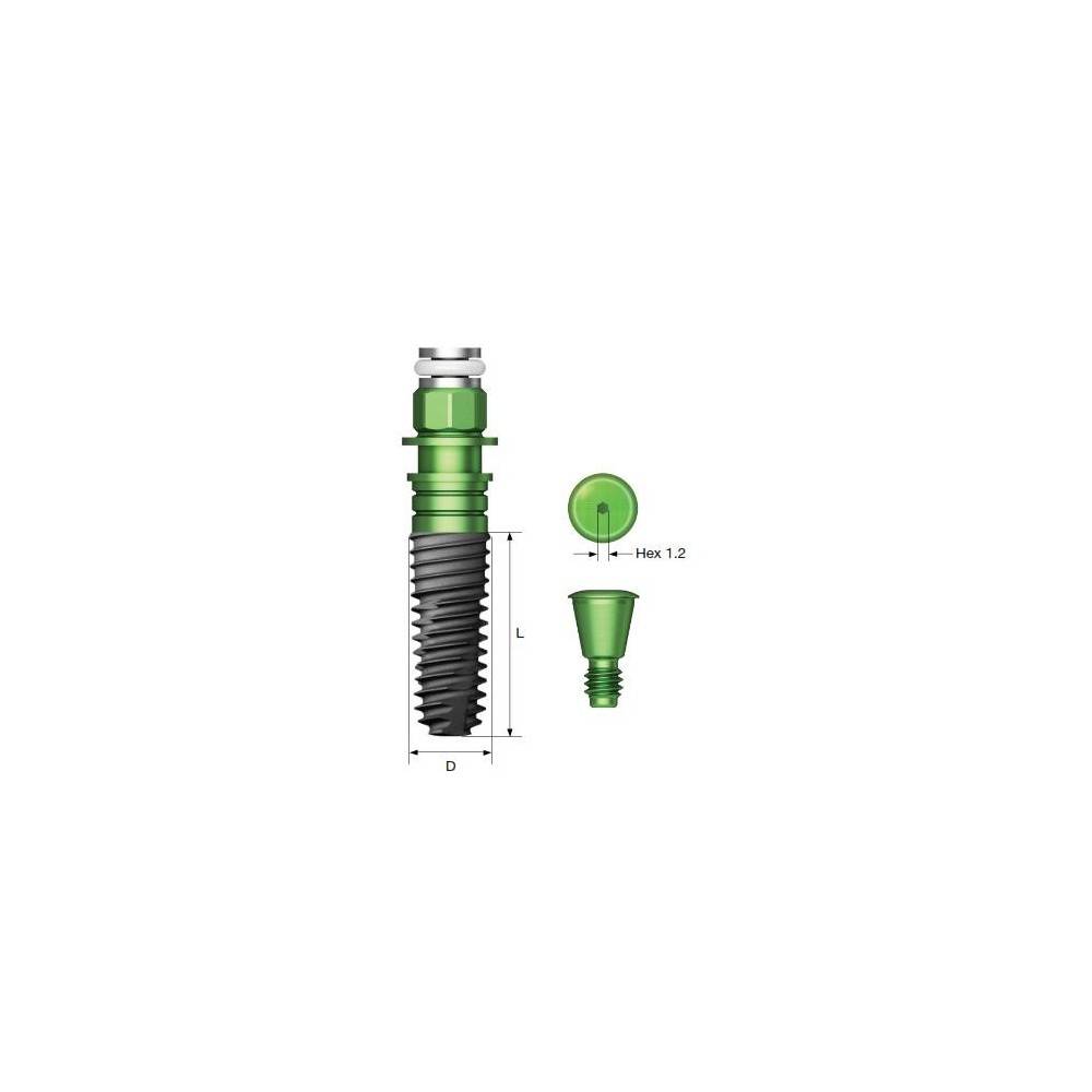 IMPLANT HIOSSEN ET III SA R 4.0mmDx10mmL  AET3R4010S