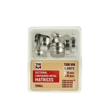 MATRICI SECTIONALE CONTURATE 5mm SMALL HARD TorVM 50buc