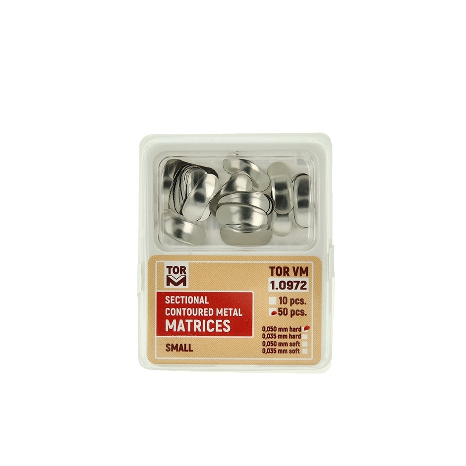 MATRICI SECTIONALE CONTURATE 5mm SMALL HARD TorVM 50buc