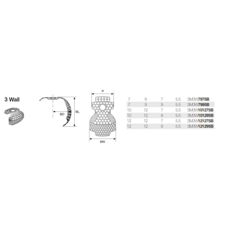 MEMBRANA 3D TITAN SB2 SM3 L12 H7 P10