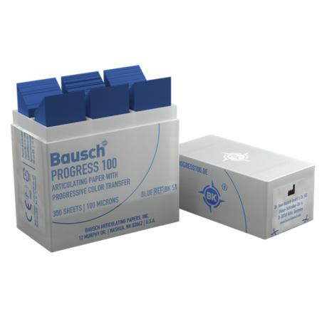 HARTIE DE ARTICULATIE 100 MICRONI ALBASTRA DISPENCER X 300buc