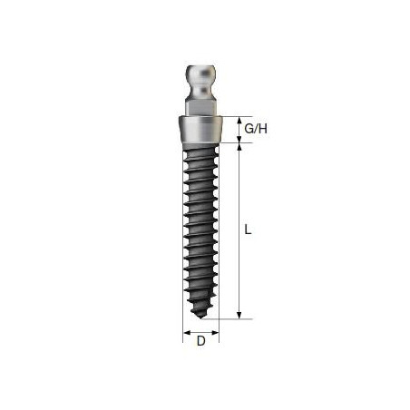 MS IMPLANT CU BILA D3.0 L10 GH2.0  MSD30102R